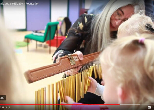 Dame Evelyn Glennie shares a video of her visit to see us