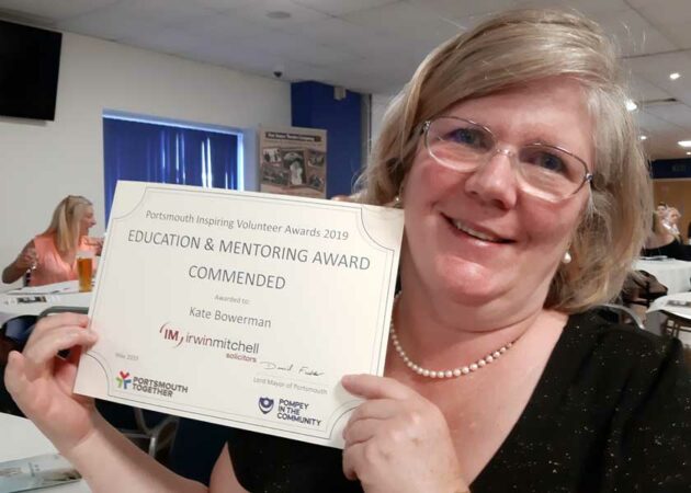 Volunteer Kate commended in local awards