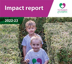 Cover of The Elizabeth Foundation Impact Report 2022-23