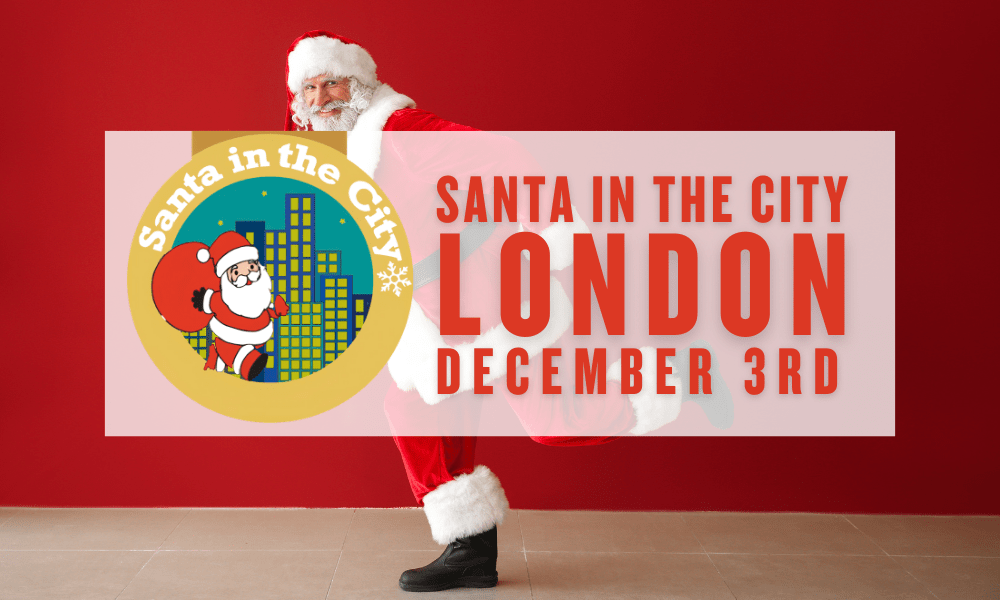 Santa in the City Fun Run - charity challenge in aid of The Elizabeth Foundation for preschool deaf children